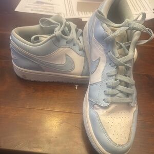 Nike Women's Shoes in Light Blue and White